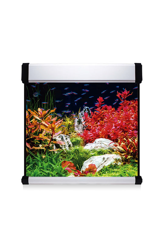 Acuario Kit AquaLux PRO 190 con Filtro Exterior (190 litros) Blanco