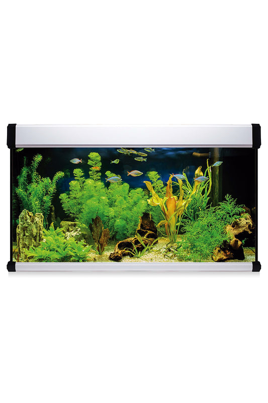 Acuario Kit AquaLux PRO 200 con Filtro Exterior (200 litros) Blanco