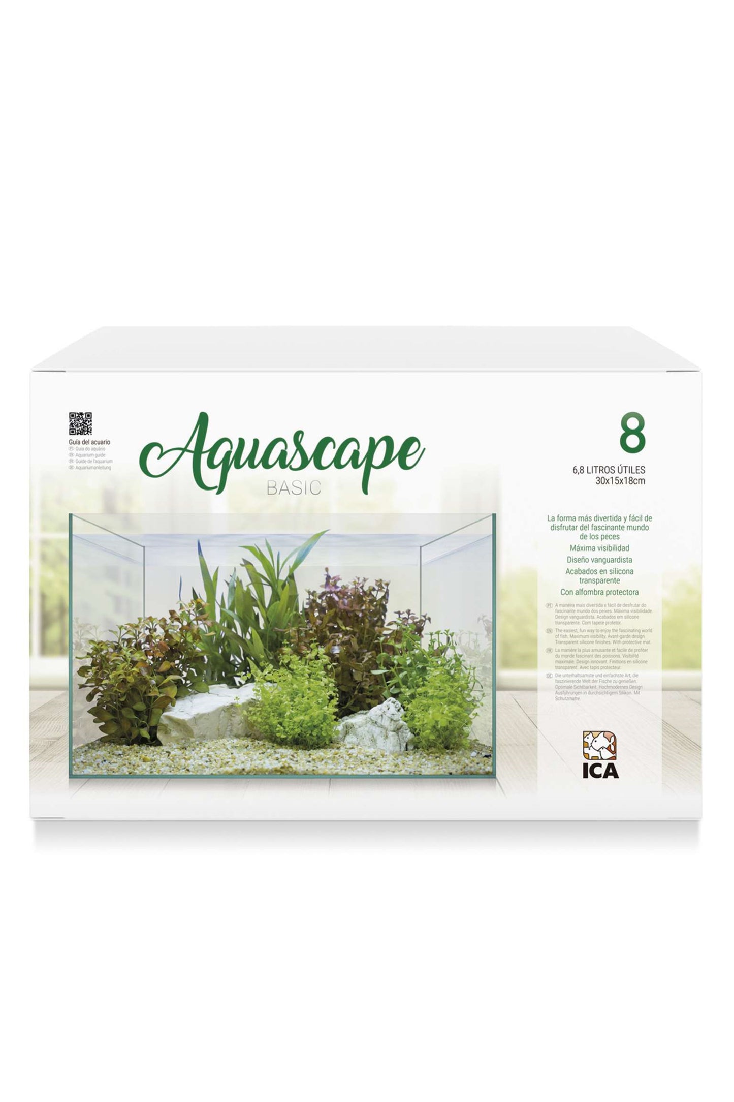 Urna AquaScape Basic 8 (6,8 litros)