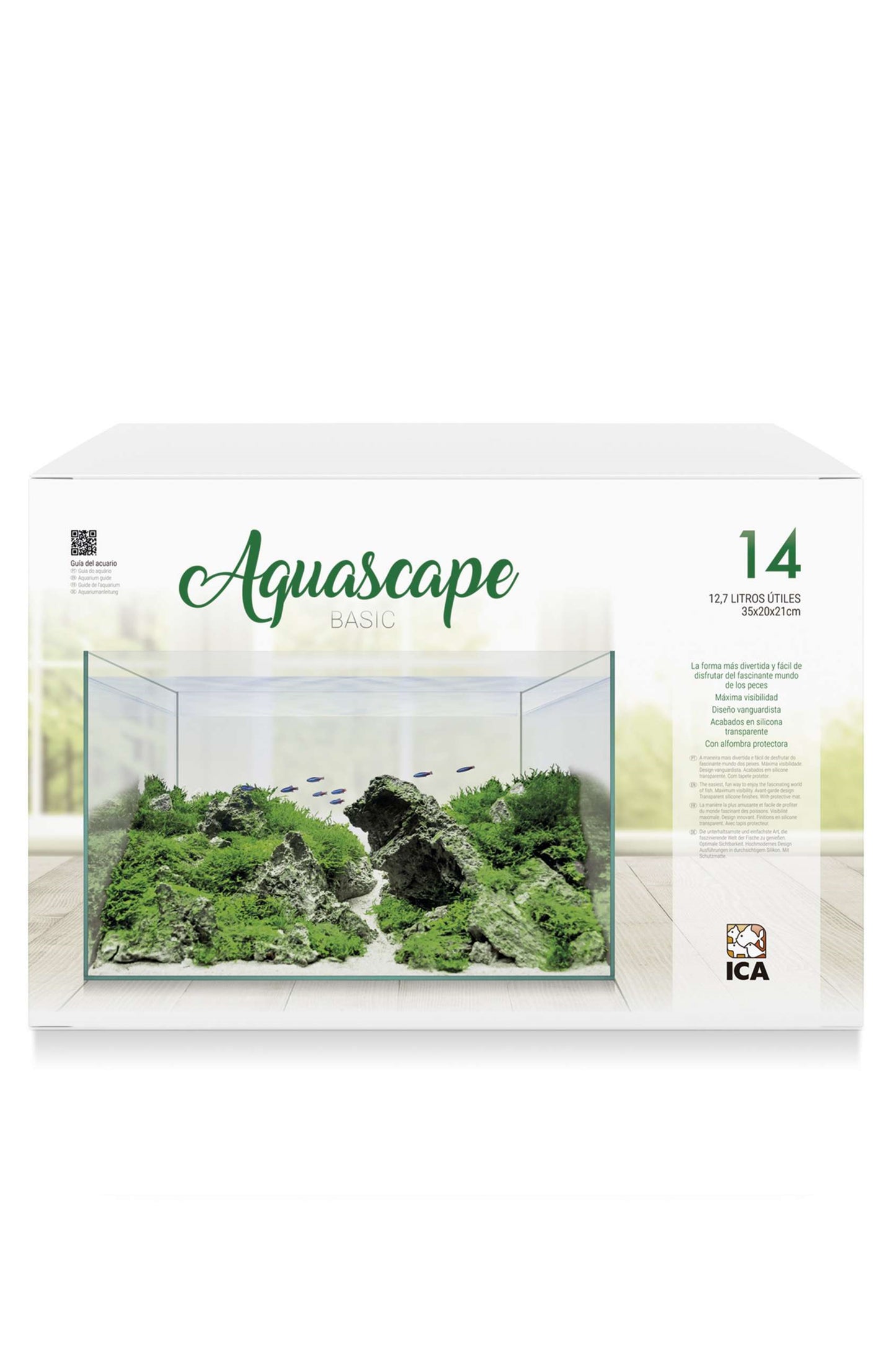 Urna AquaScape Basic 14 (12,7 litros)