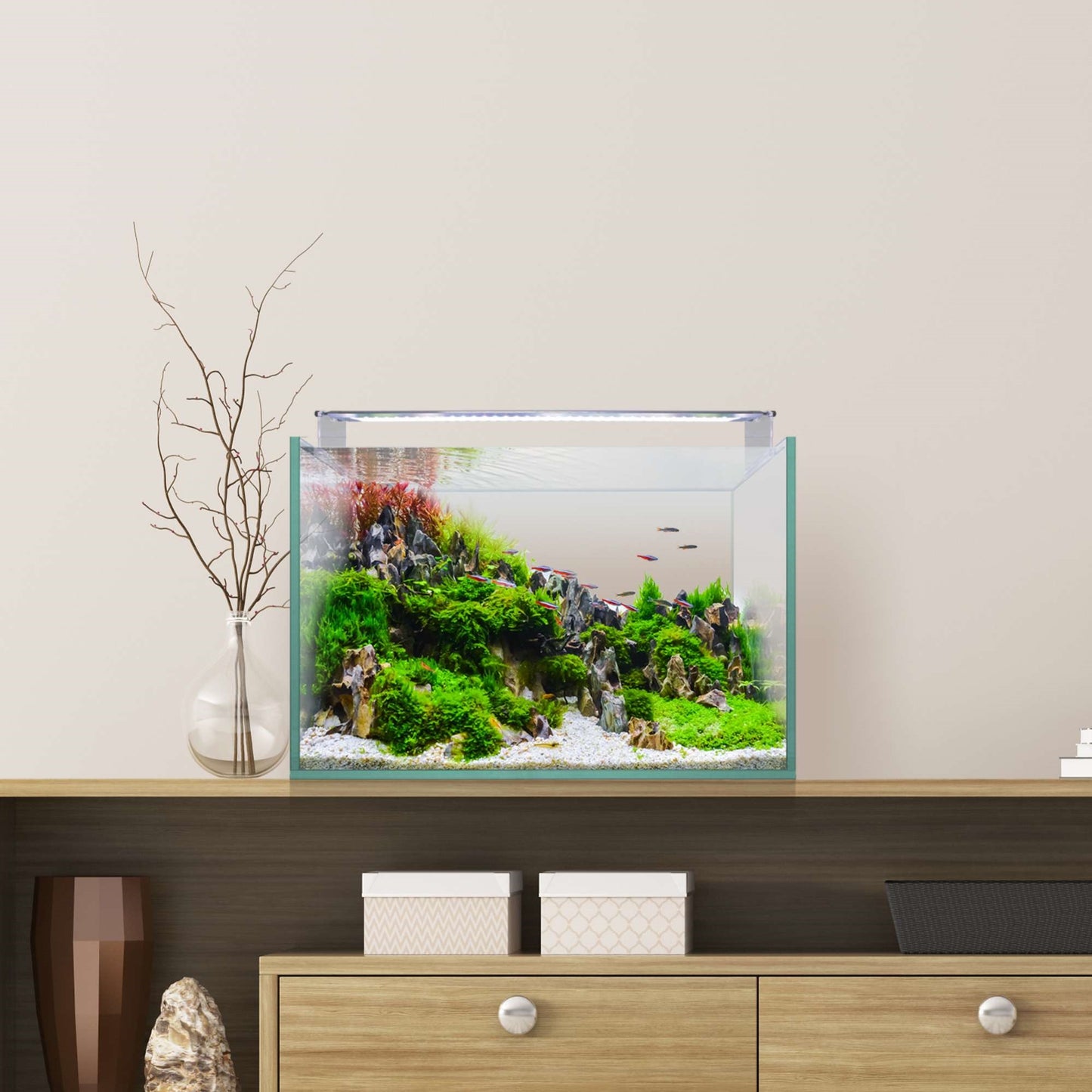 Acuario Kit AquaScape RGB 45 (45 litros)