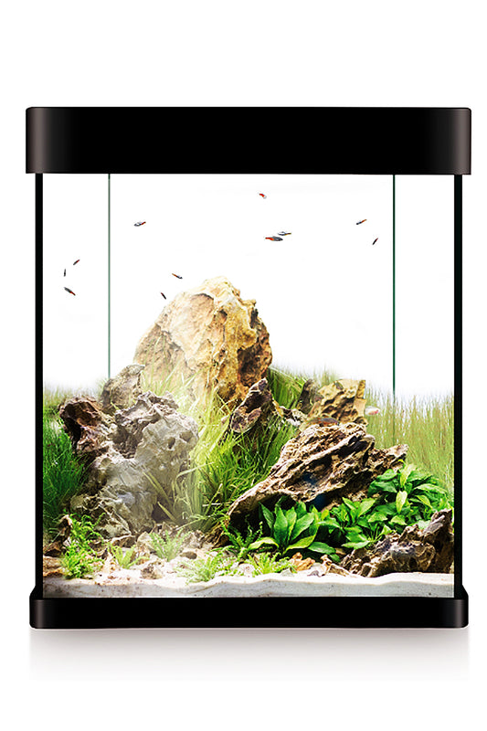 Aquarium-Set Nano AquaLED Crystal 30 (30 Liter) Schwarz