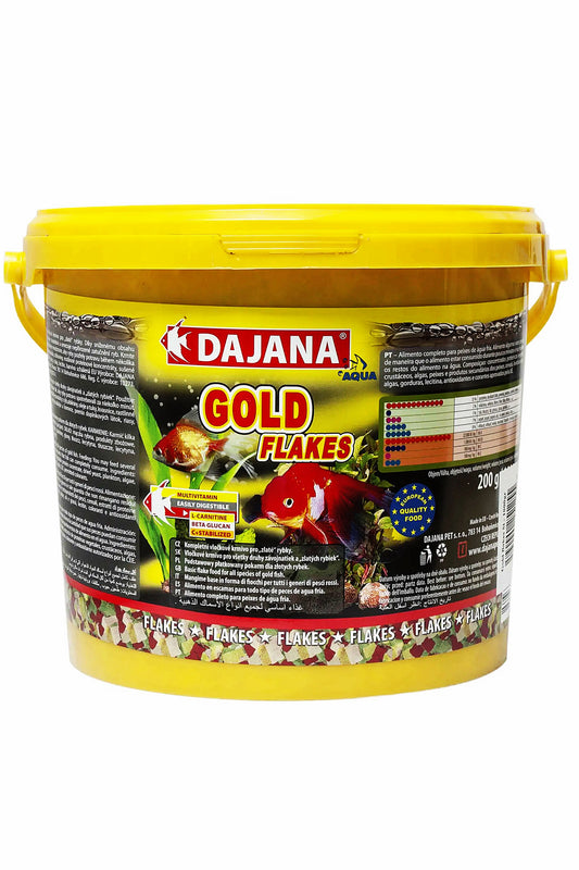 Alimento Gold Escamas de Dajana (5 litros)