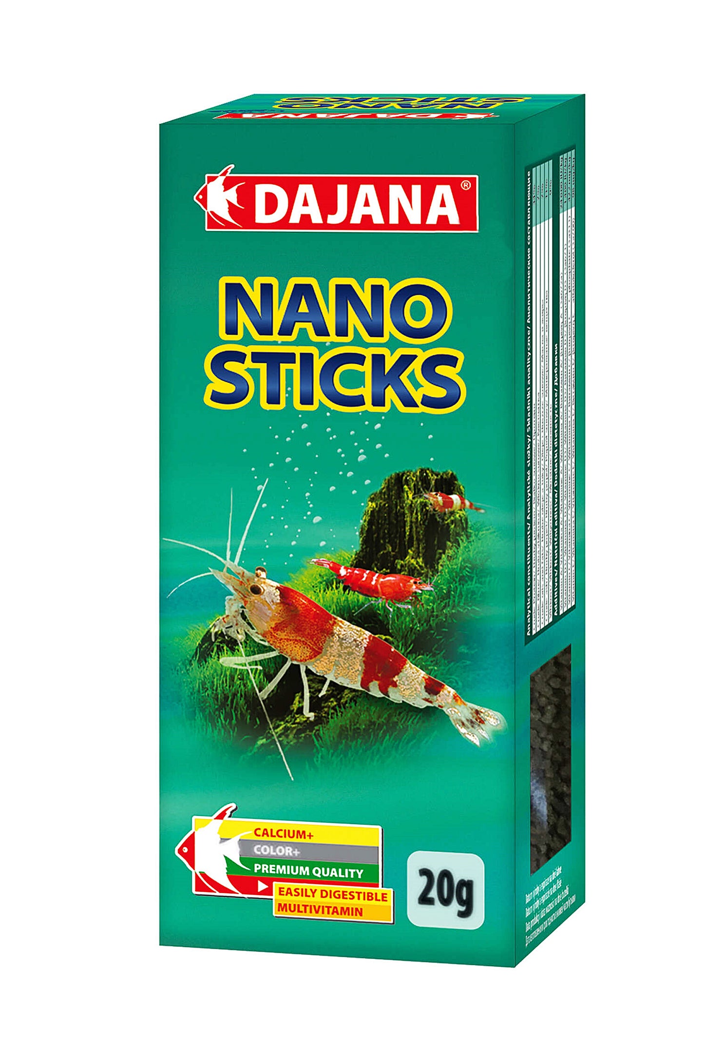 Alimento Nano Sticks de Dajana (20 gr)