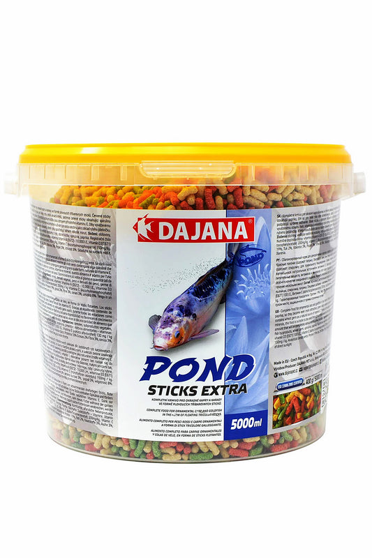 Alimentos para Peces de Estanque Sticks Extra de Dajana (5 litros)