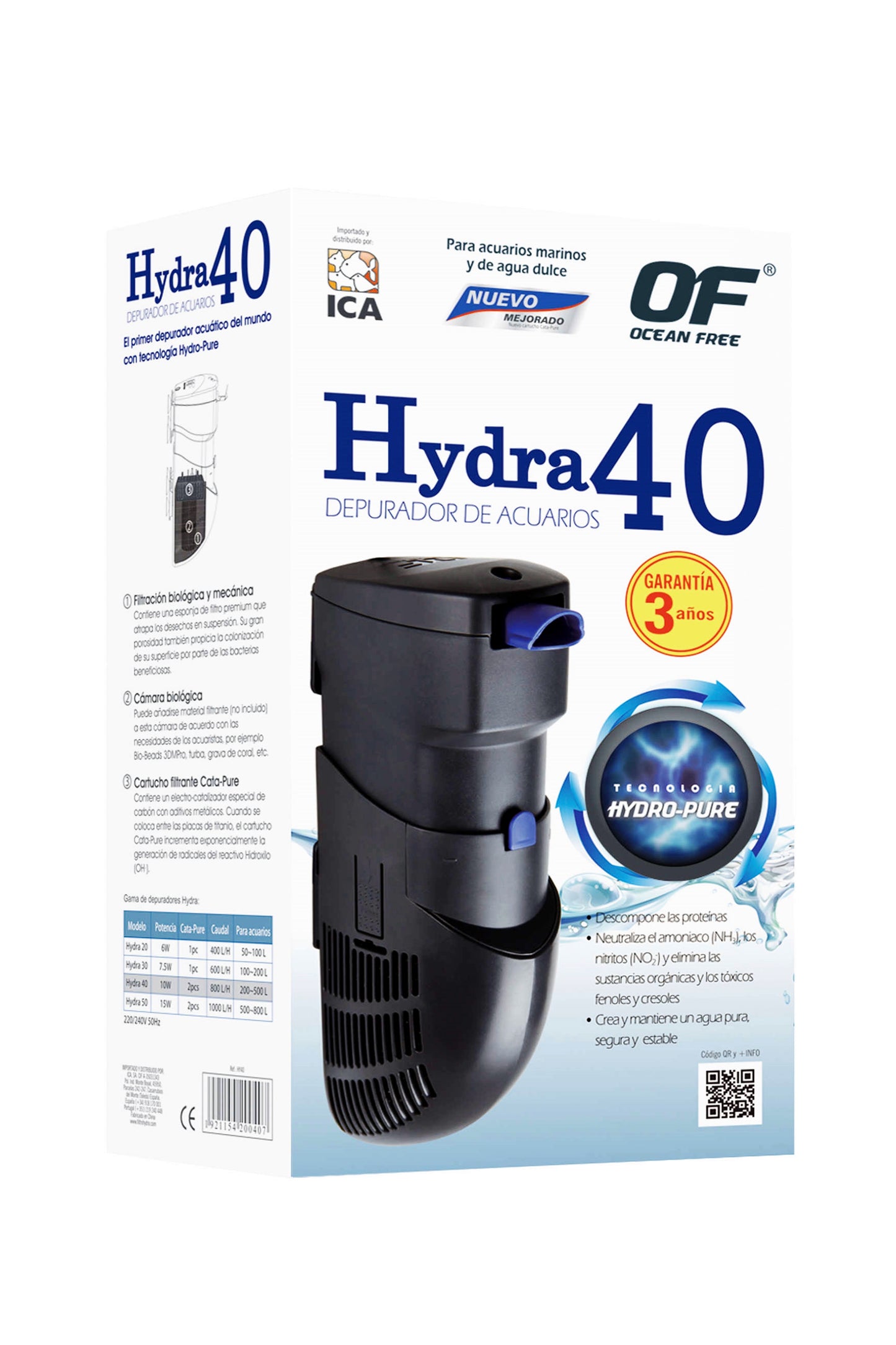 Filtro Hydra 40 (800 l/h)