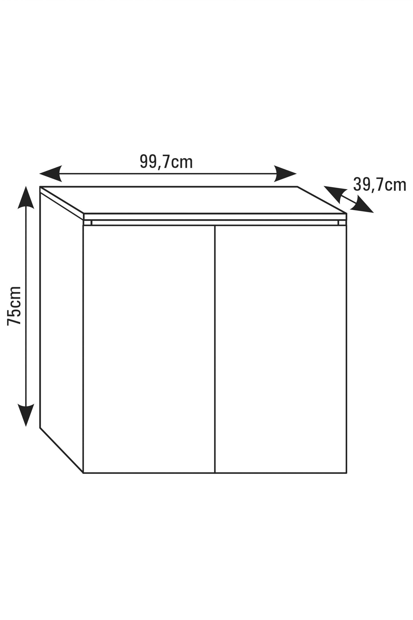 Mesa para Acuarios Aqualux PRO (99,7 cm) Blanco