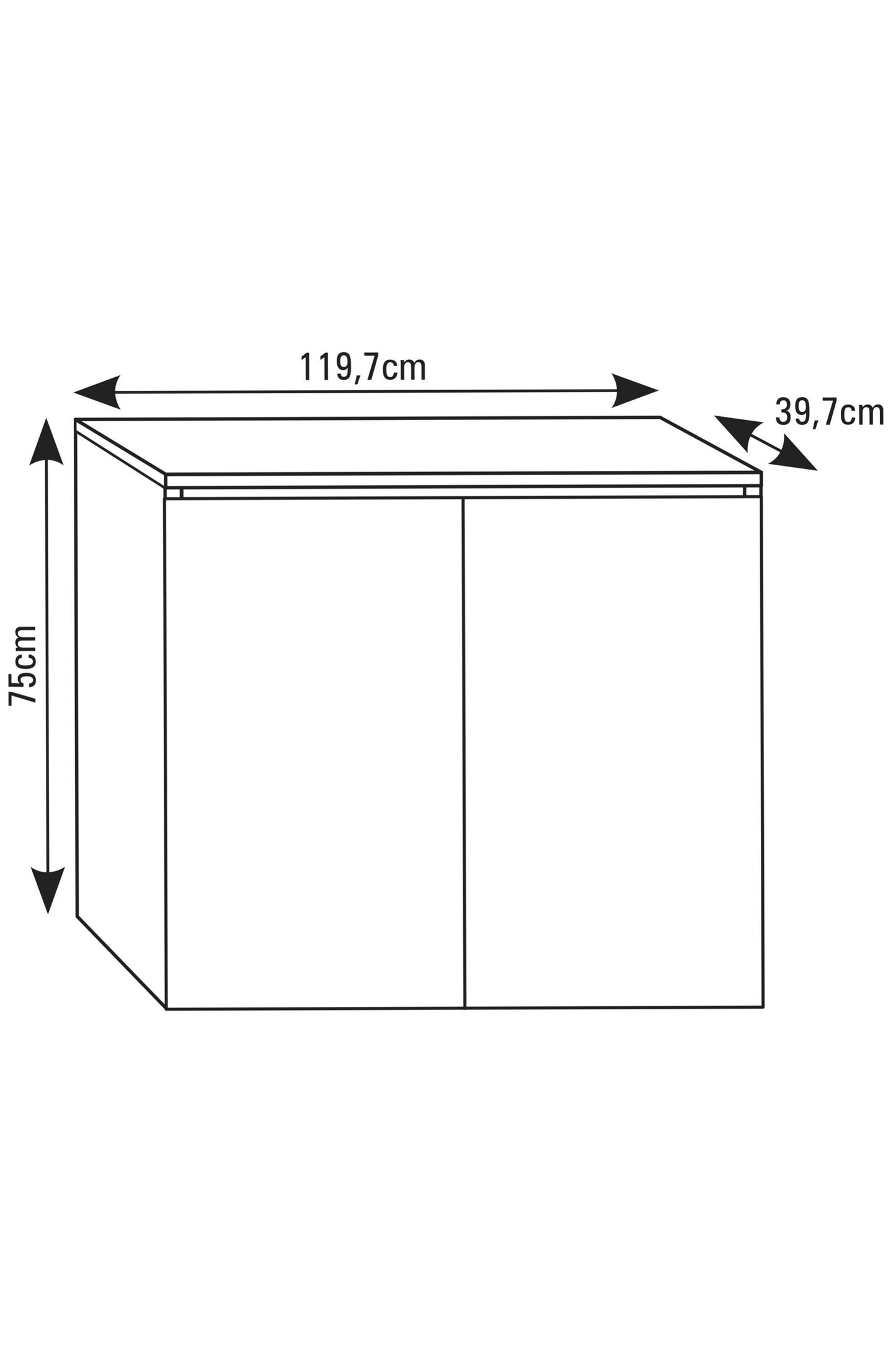 Mesa de aquário AquaLED PRO LED RGB Lux PRO (119,70 cm) preta