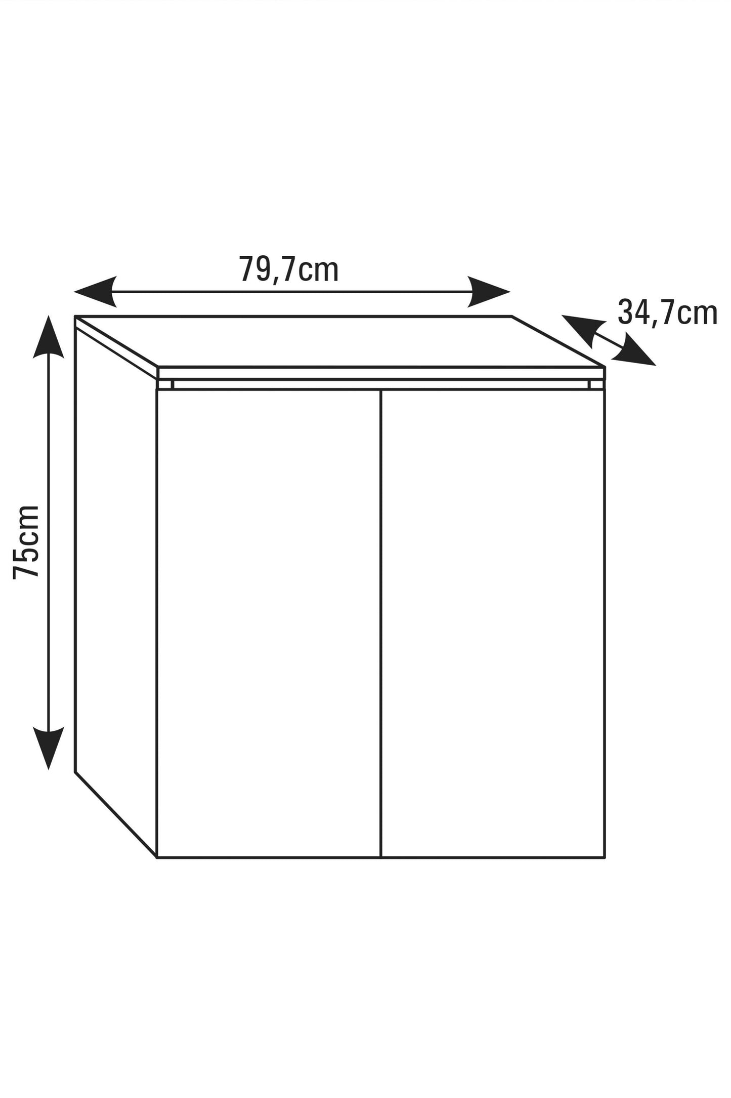 Mesa para Acuarios Aqualux PRO (79,70 cm) Negro