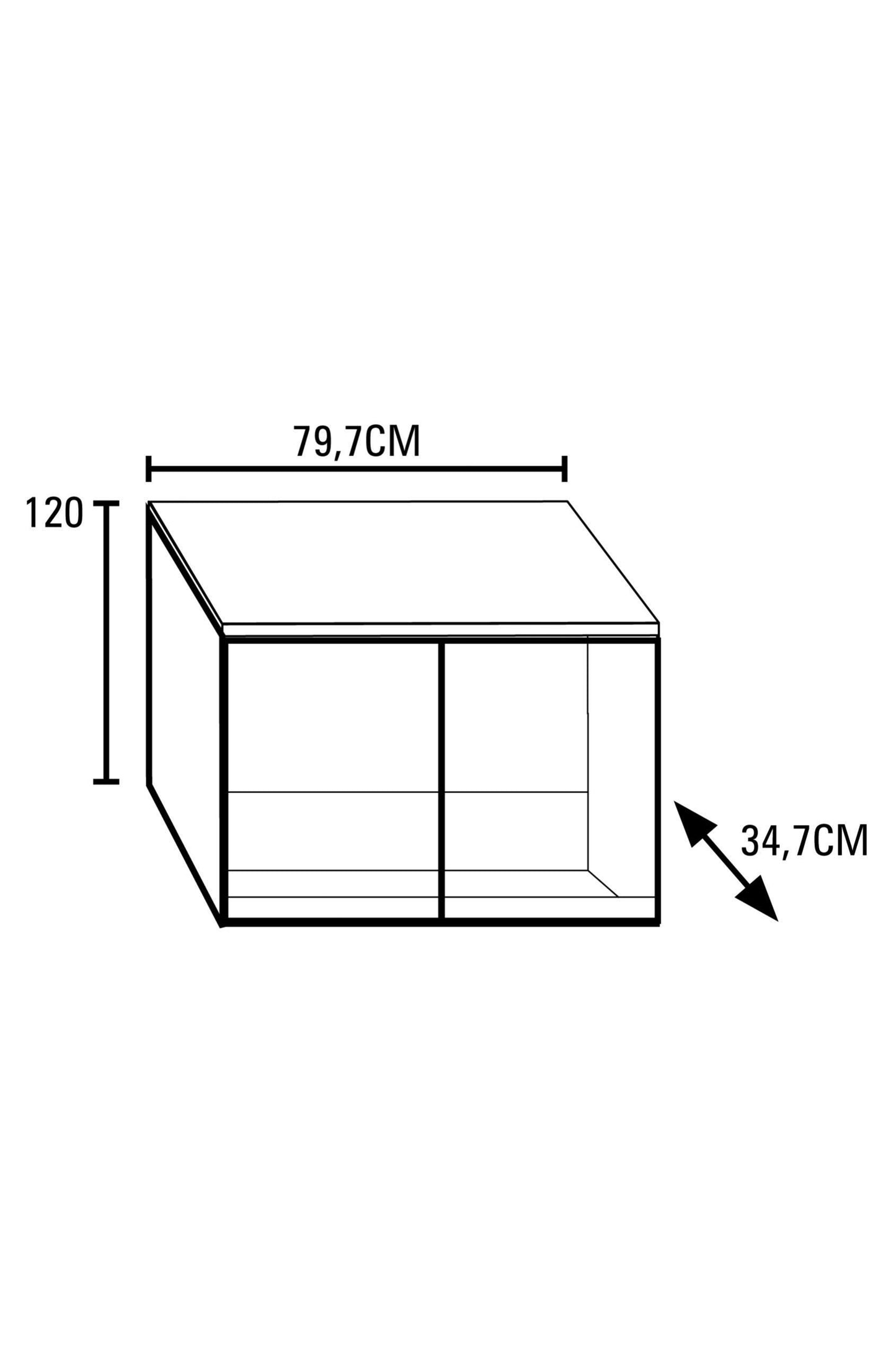 Mesa Mueble para Acuario Marino con Sump AquaOcean 112L