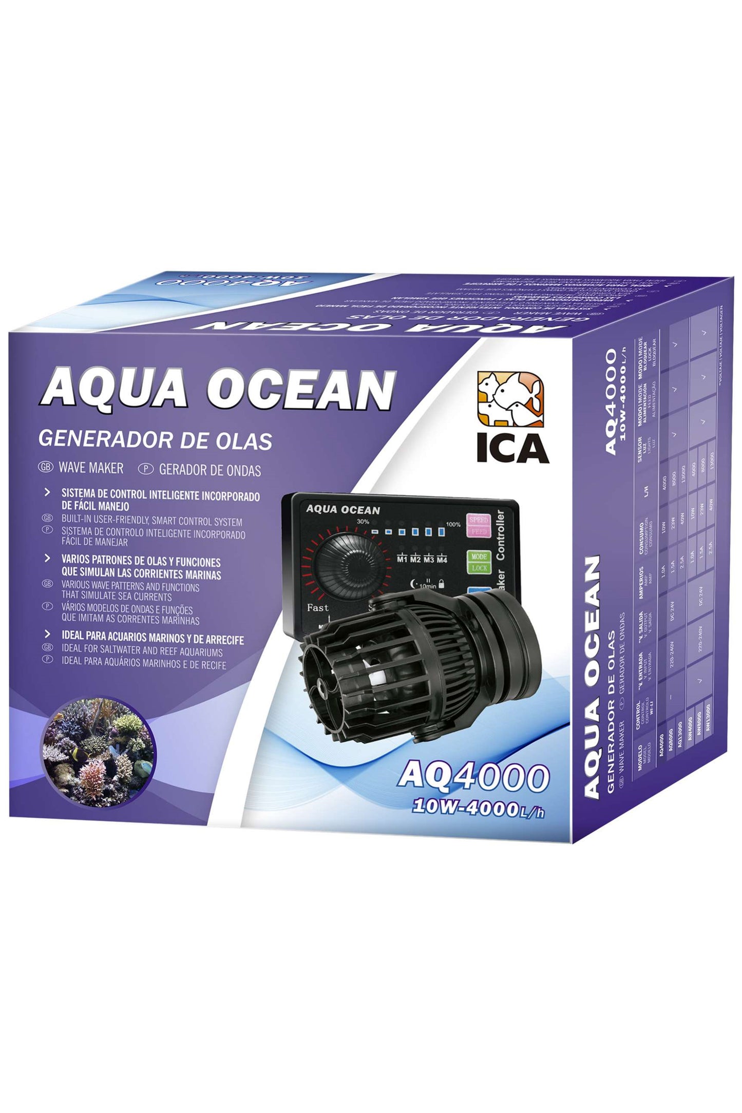 Geradores de ondas e correntes AquaOcean (4.000 l/h)