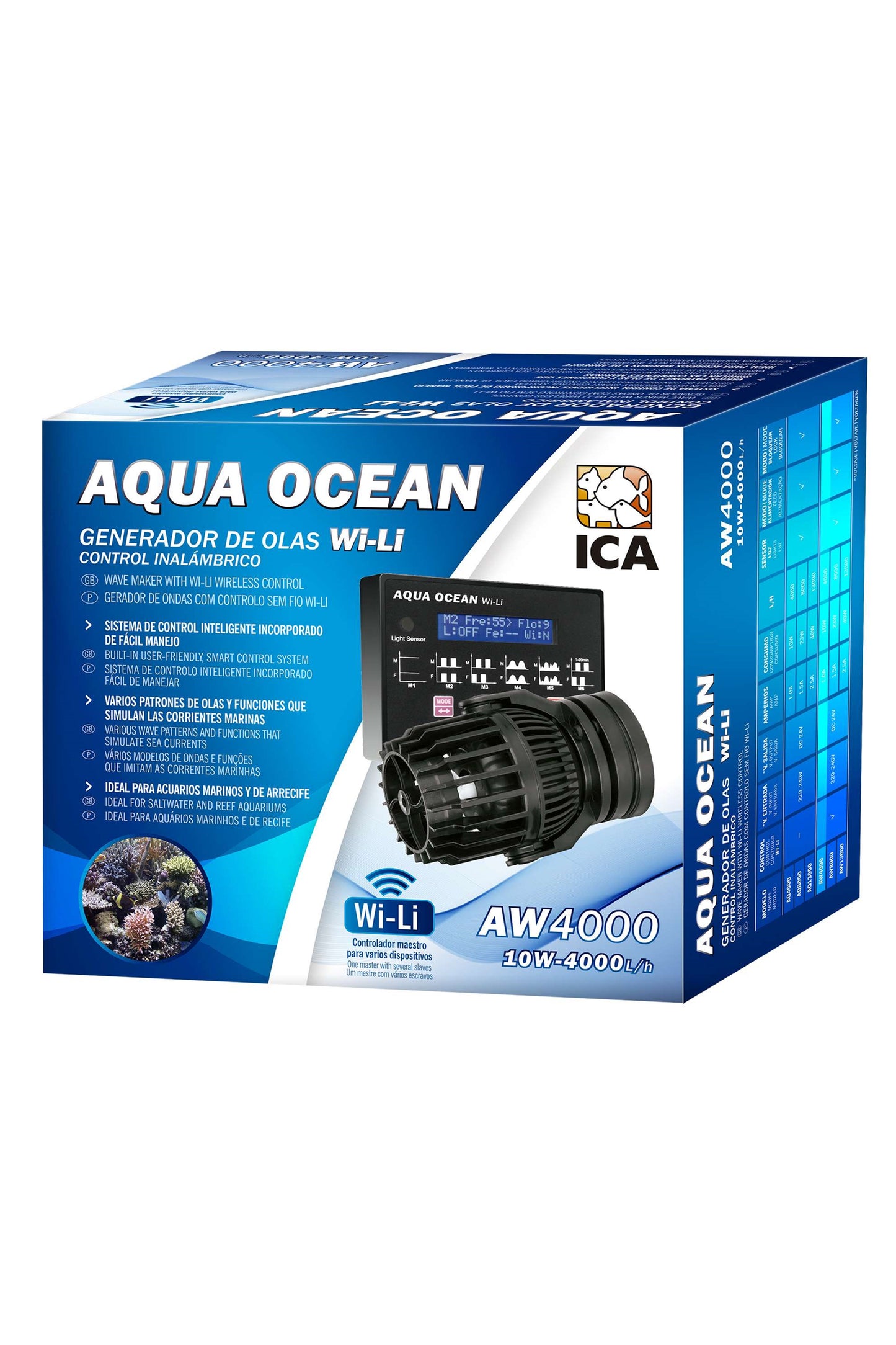 Generadores de Olas y Corrientes AquaOcean WI-LI (4.000 l/h)