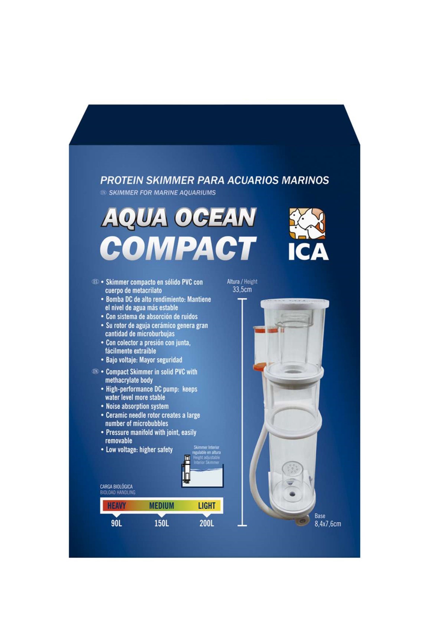 AquaOcean Compact Hängeskimmer (200 Liter)