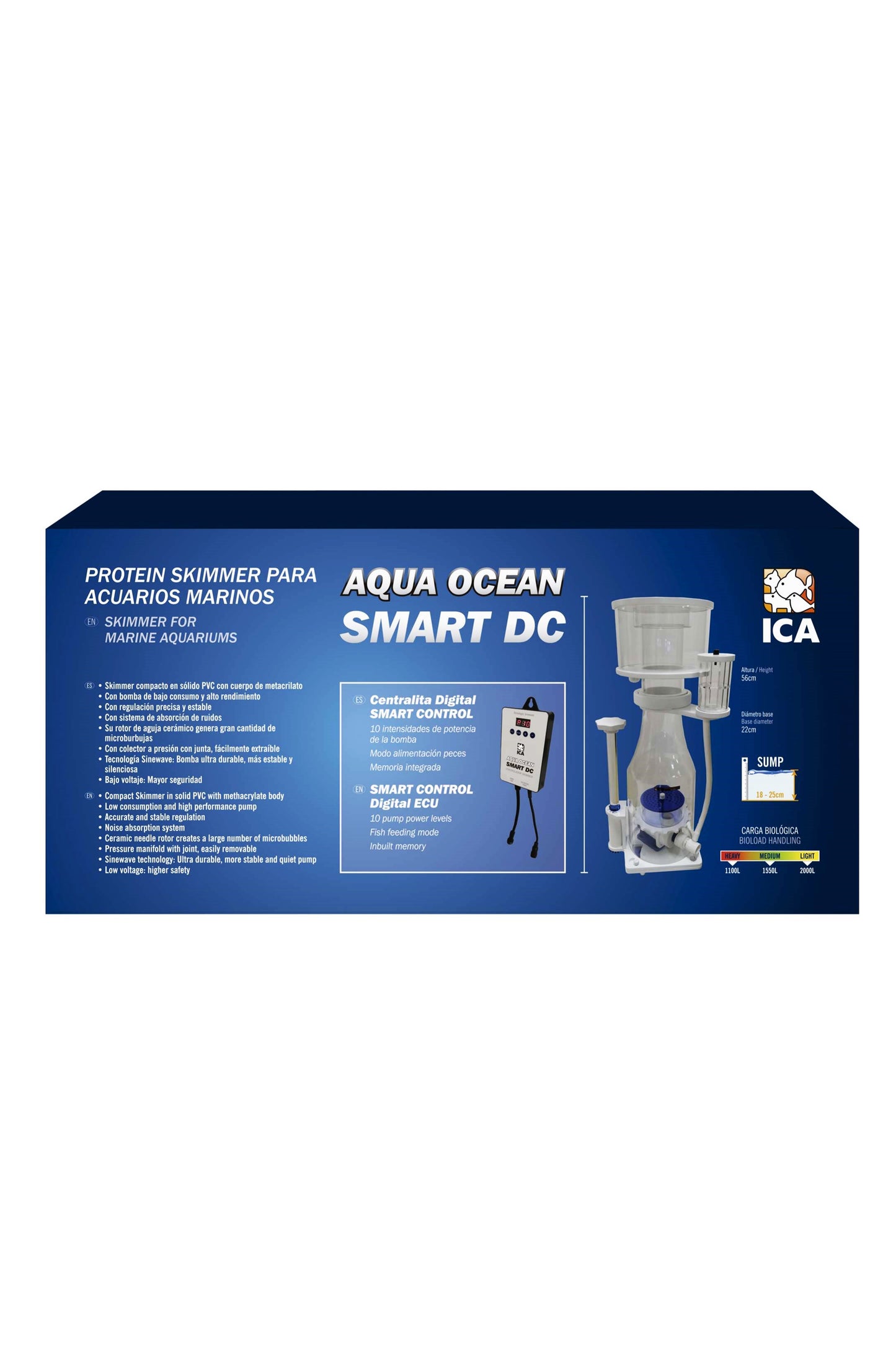 Skimmer AquaOcean Smart DC (1100 litros)