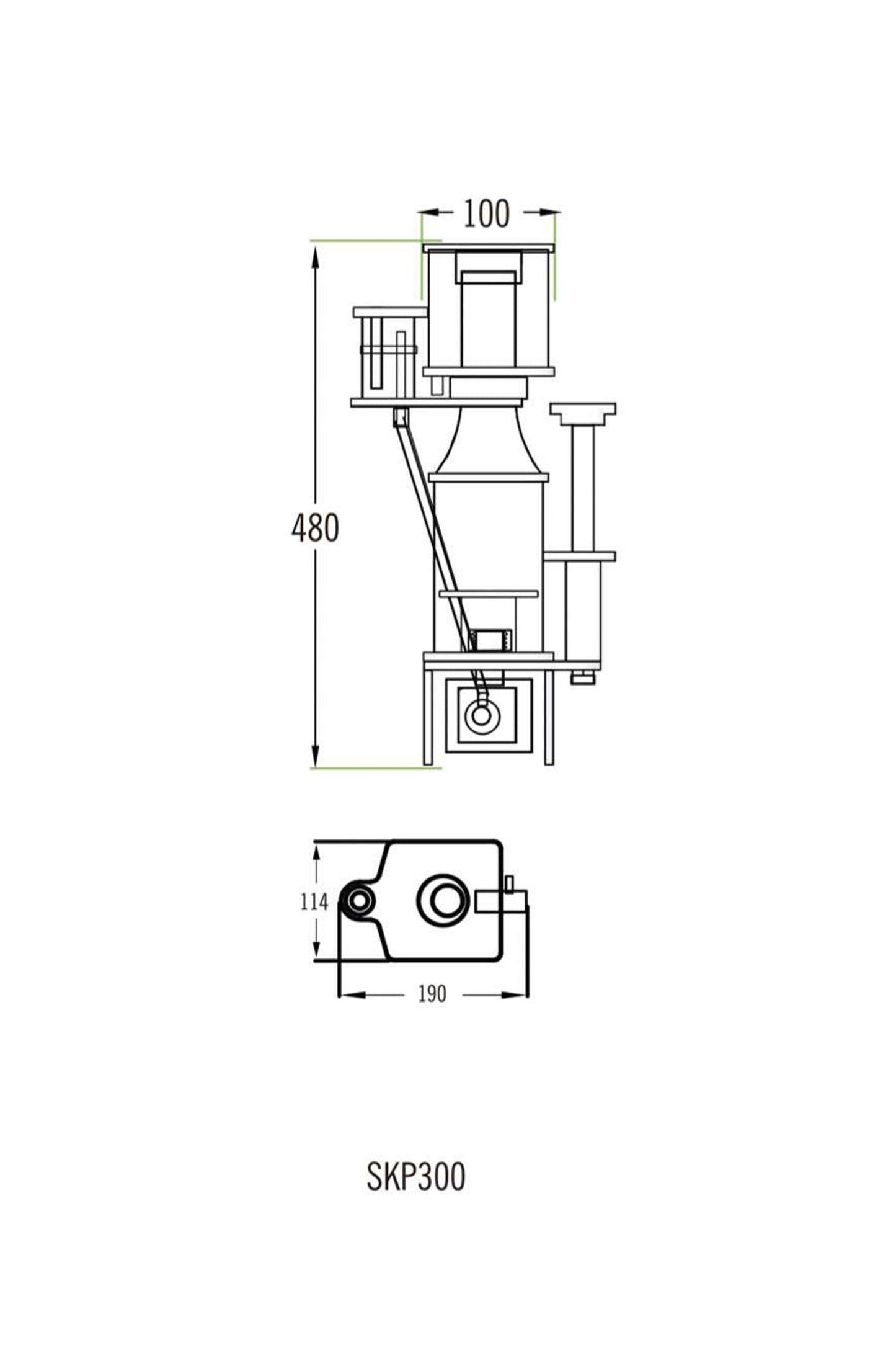 AquaOcean PRO Skimmer (300 Liter)