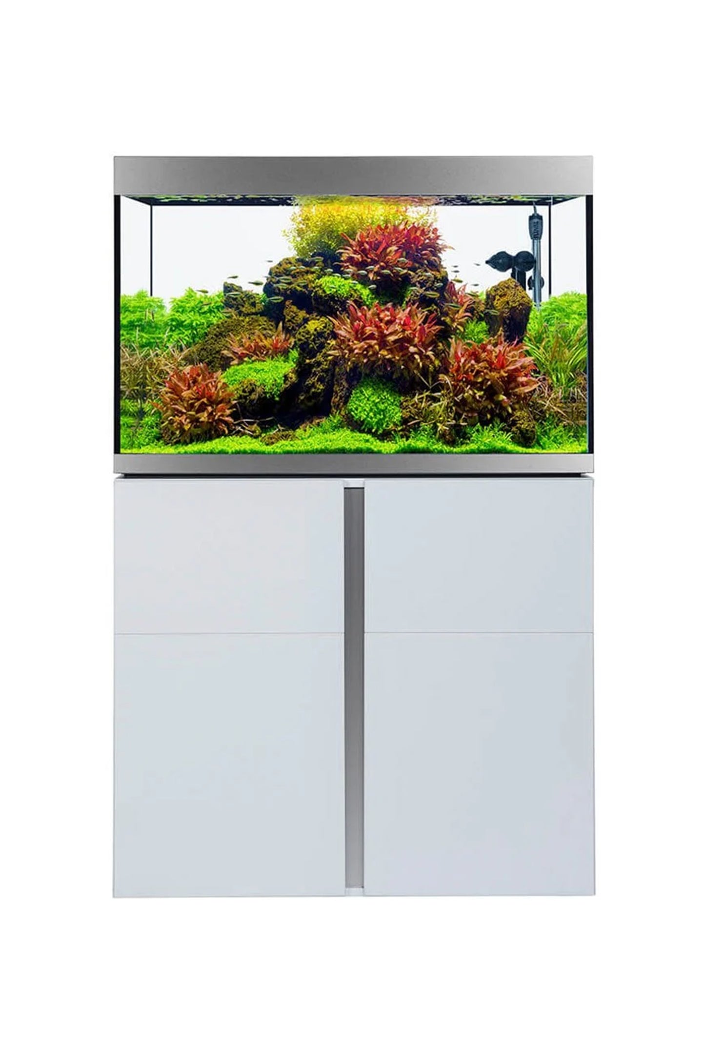 Acuario Fluval Siena de 272 litros con Mueble Blanco