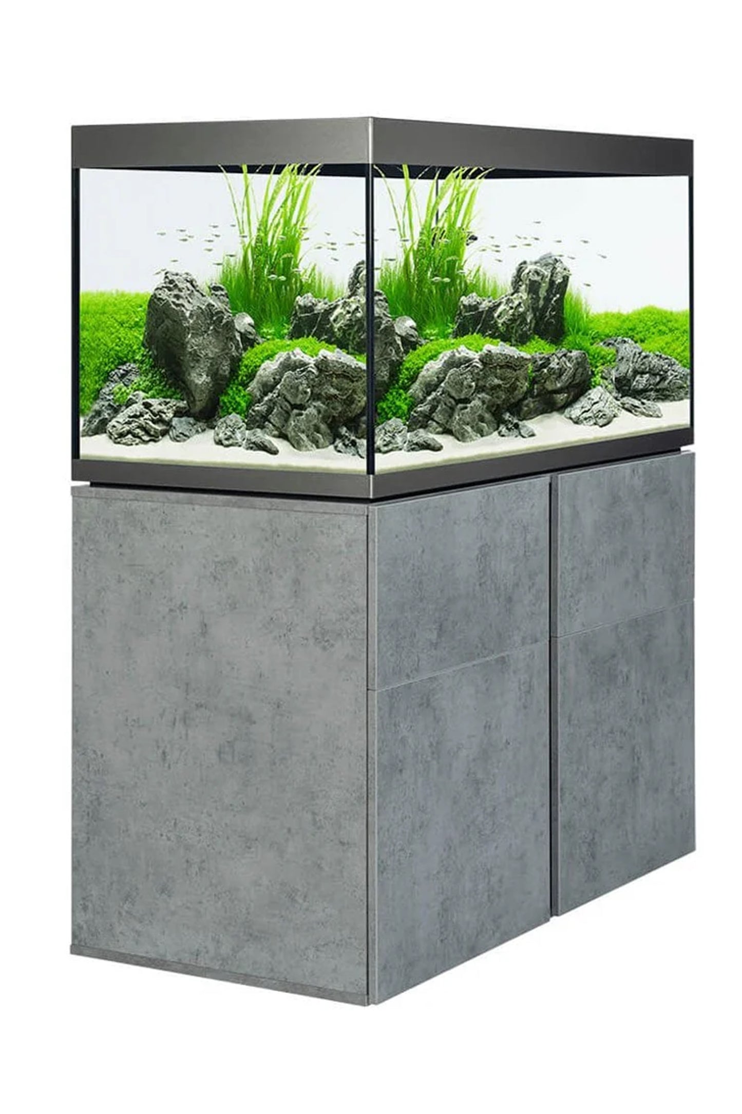 Acuario Fluval Siena de 272 litros con Mueble Hormigón