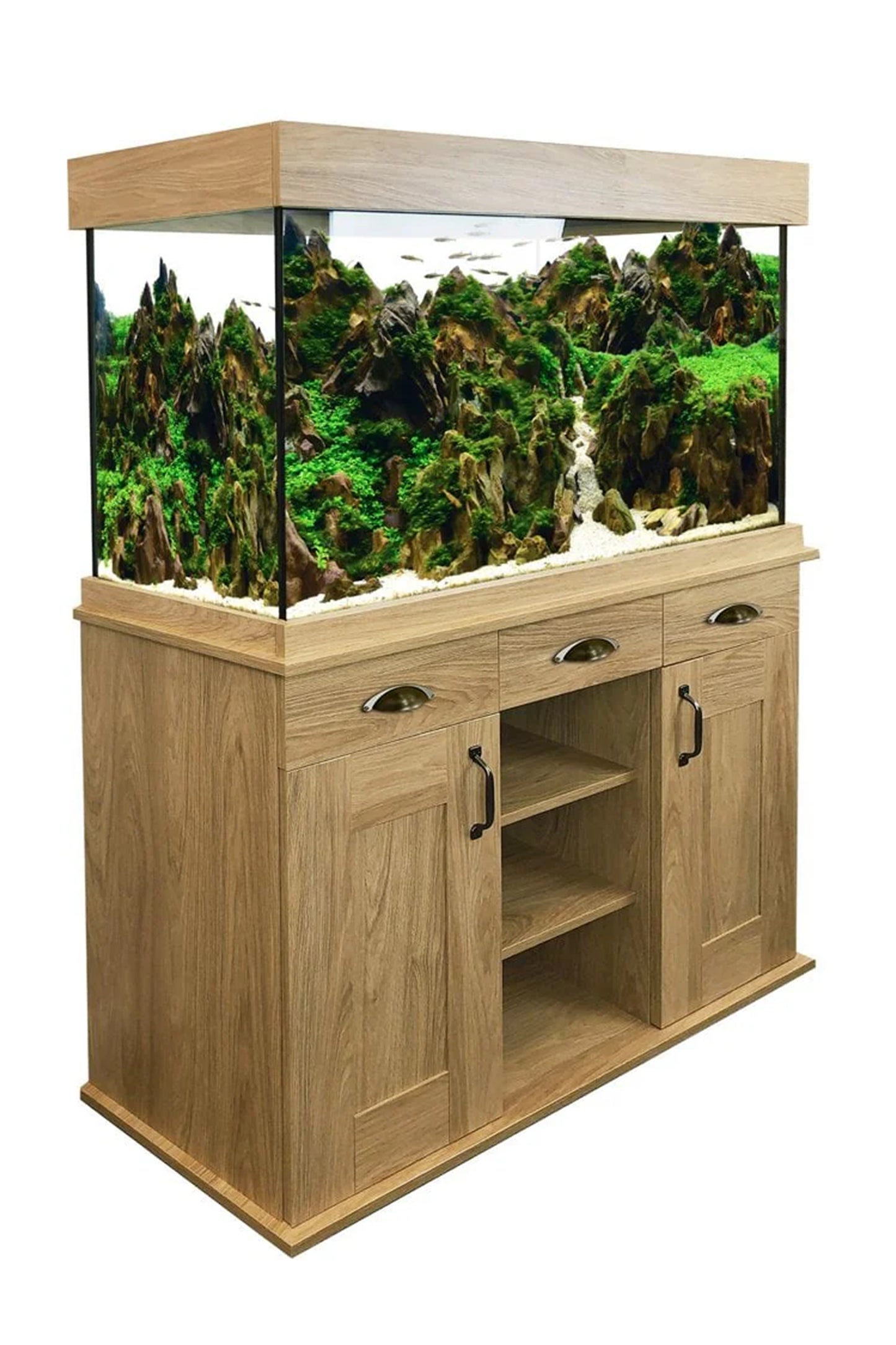 Acuario Fluval Shaker 345 litros - Roble