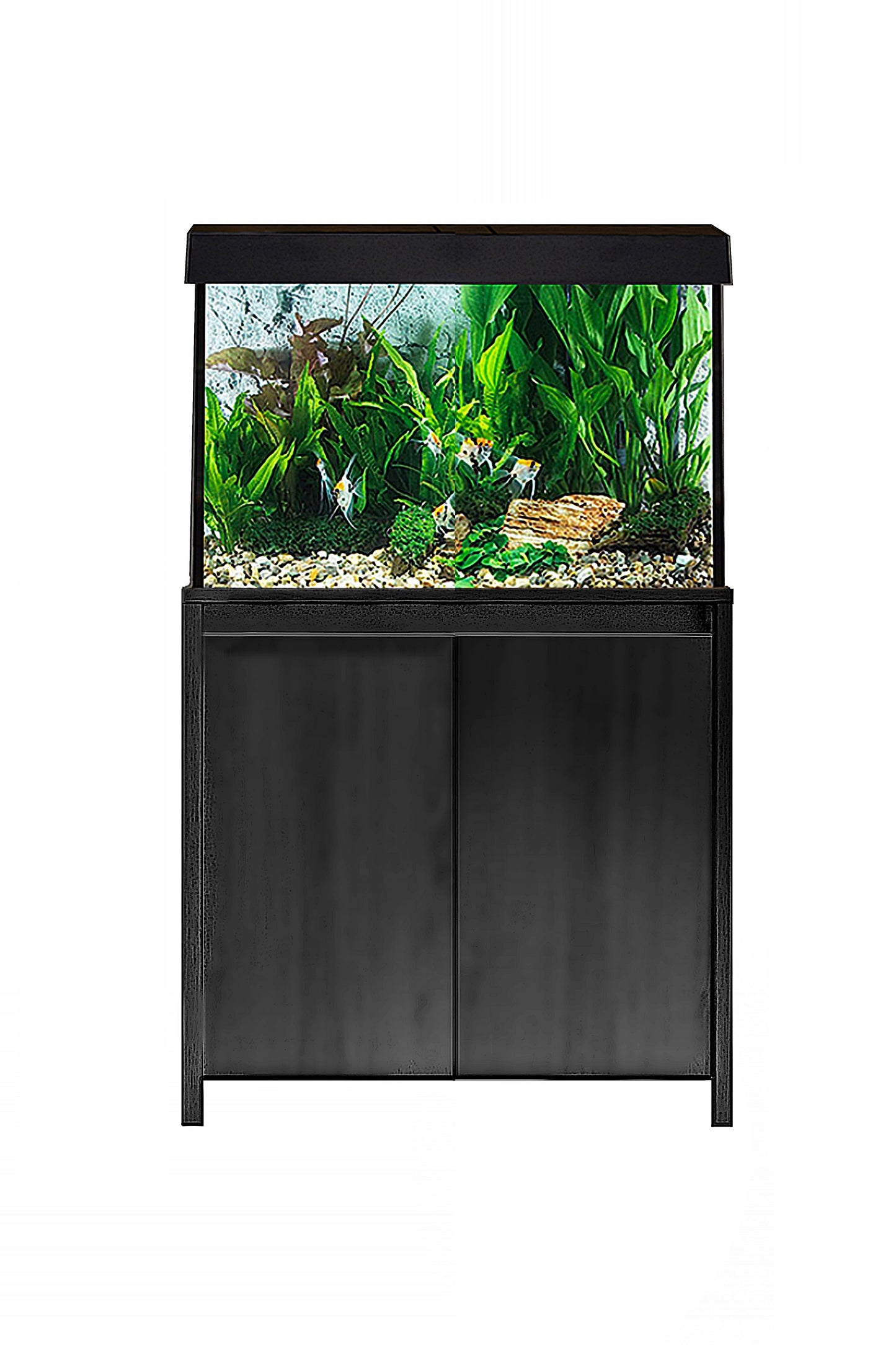 Acuario Roma 125 litros con mueble Negro