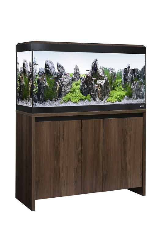 Acuario Roma 200 litros con mueble Nogal