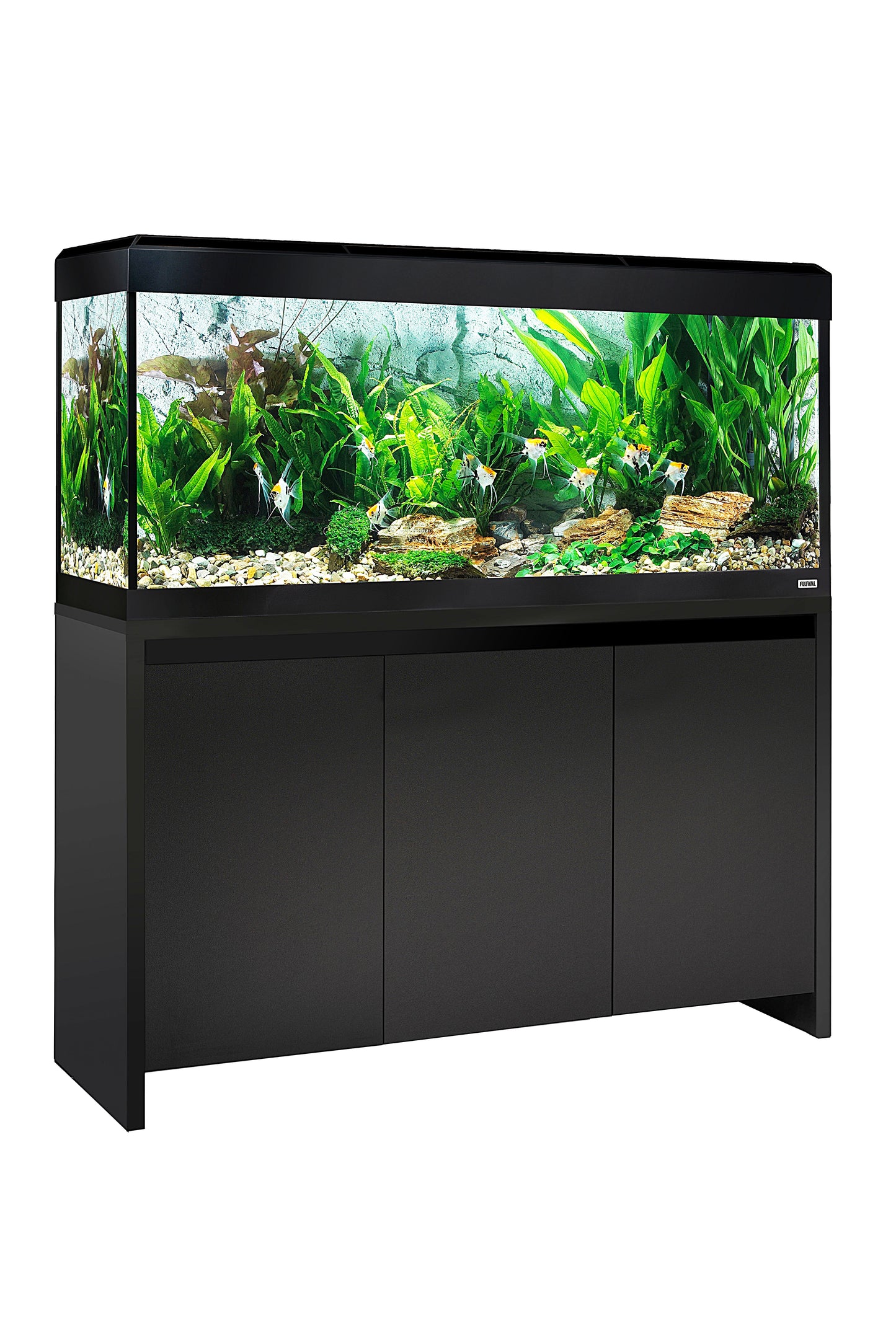 Acuario Roma 240 litros con mueble Negro