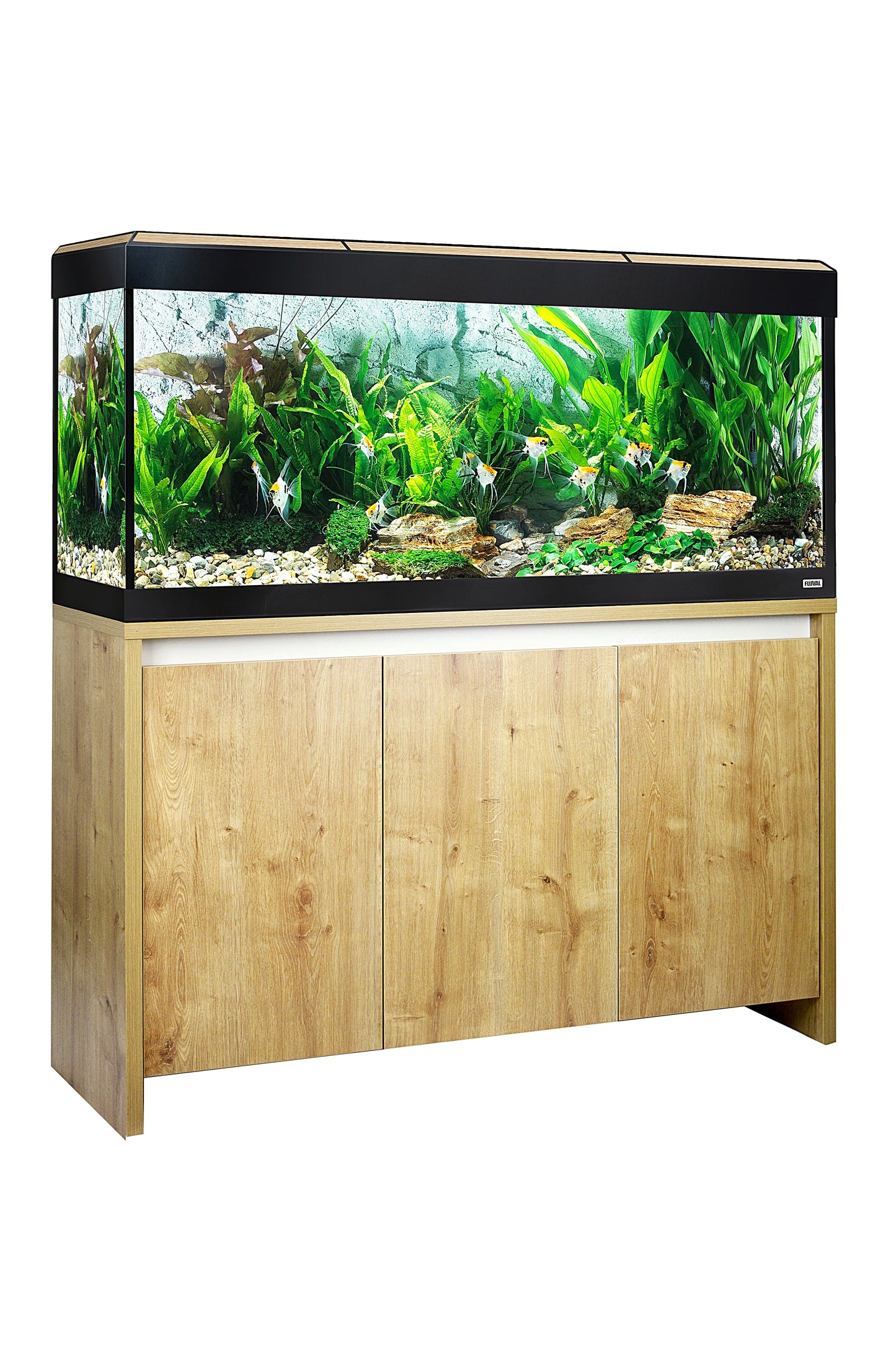 Acuario Roma 240 litros con mueble Roble