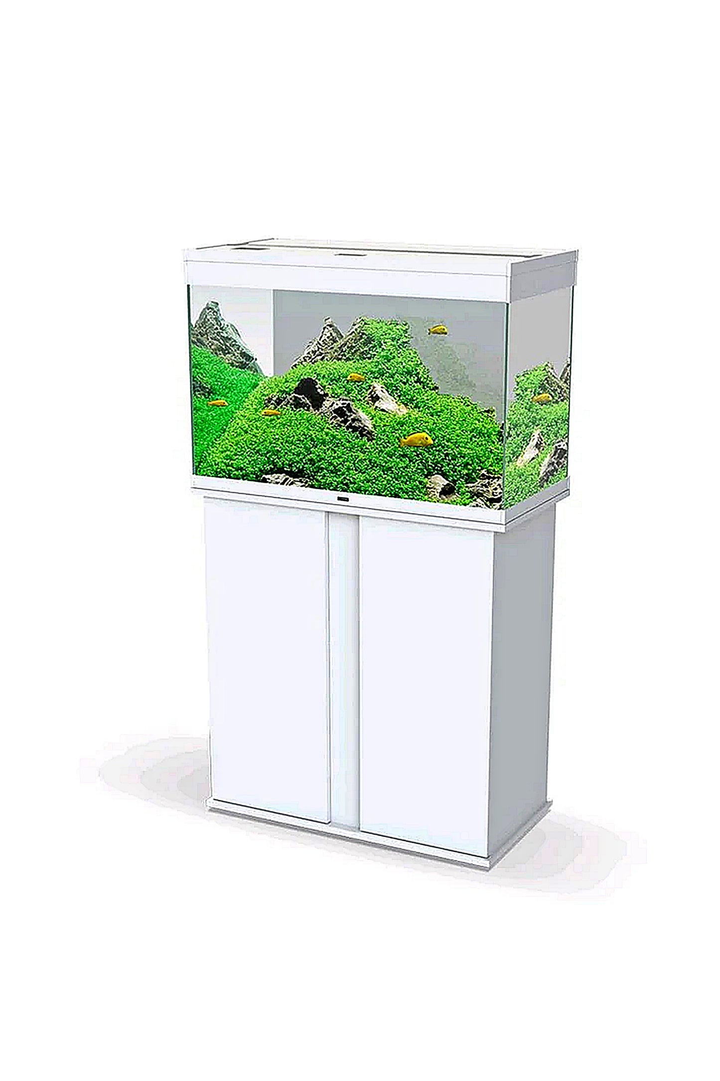 Emotions 60 PRO Weiß – Tisch und Aquarium