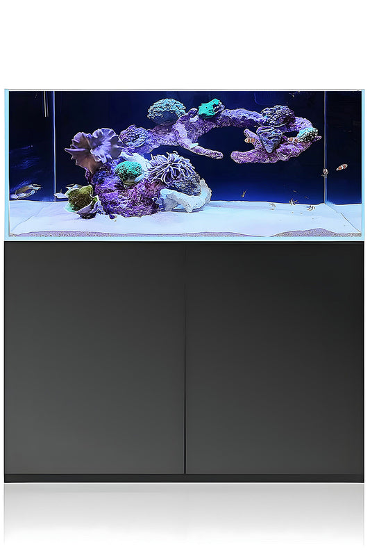 Acuario Gran Cubic SUPER REEF 122 de 366 litros en Negro