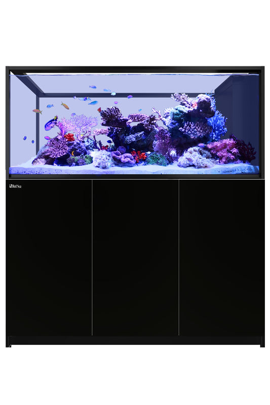 Acuario REEFER™ Península S700Negro 4 x Reef Led 90W SOPORTE TECHO LED ReefClean900