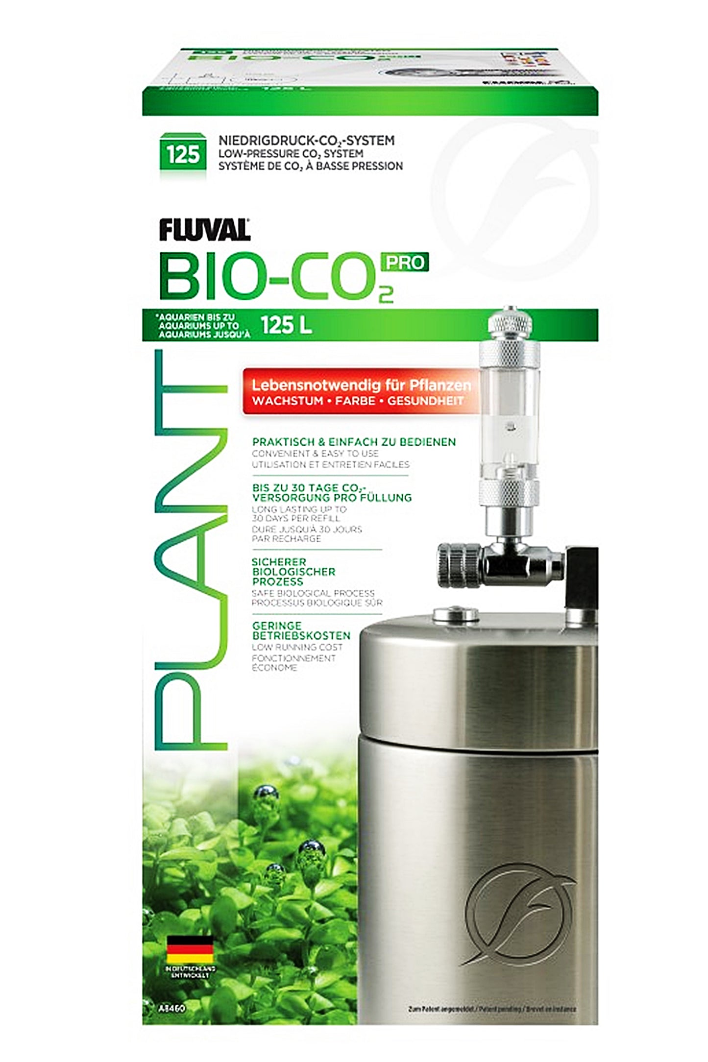 Sistema Fluval BIO-CO₂ PRO para acuarios de 125 litros