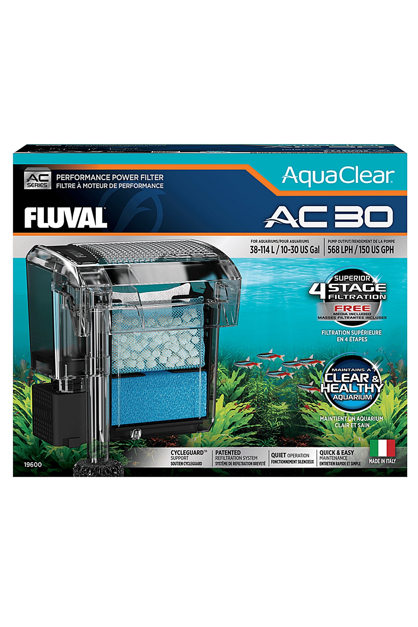 Fluval Aquaclear - Filtro de mochila AC30