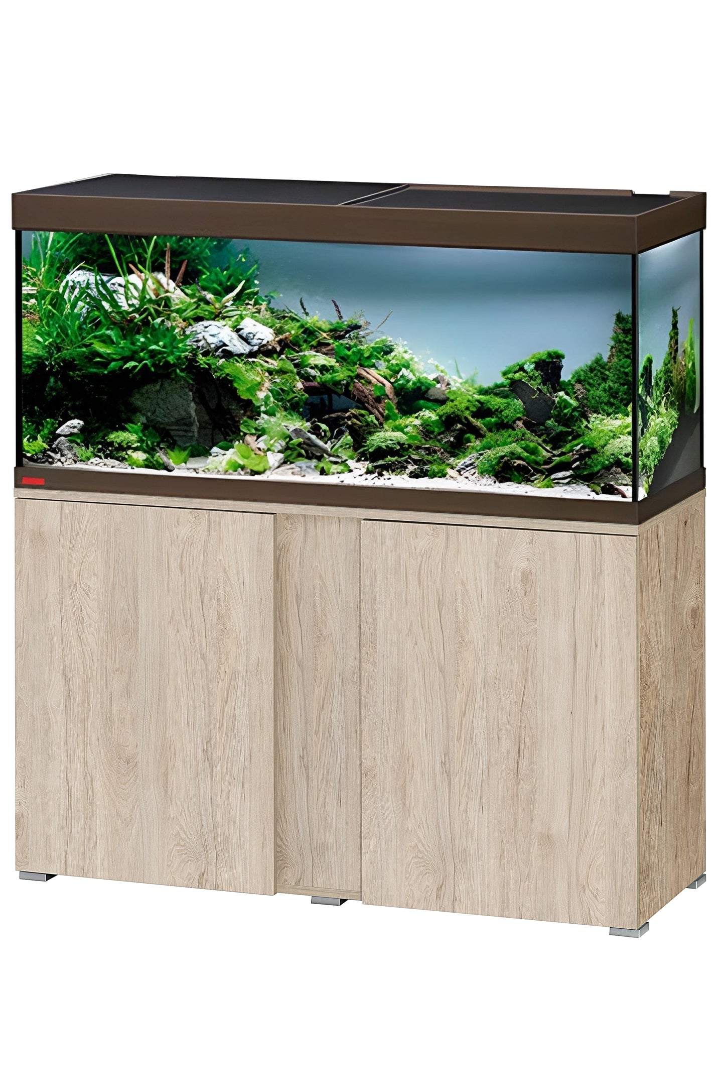 Acuario EHEIM VIVALINE BRONCE de 180 litros con mueble Pino