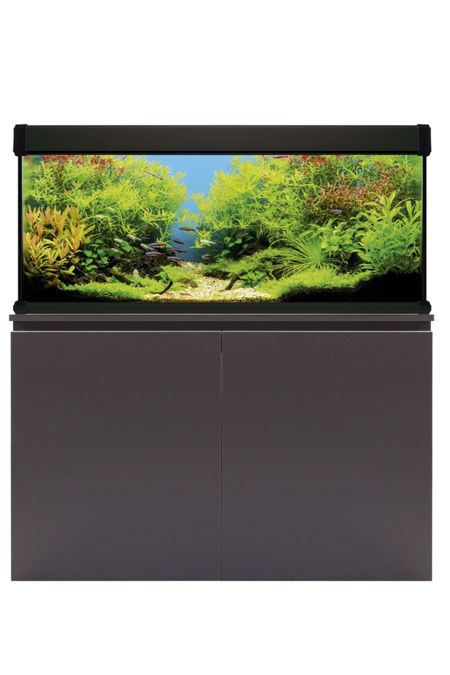 AquaLUX PRO 240 - Acuario de 240 litros con mueble Negro