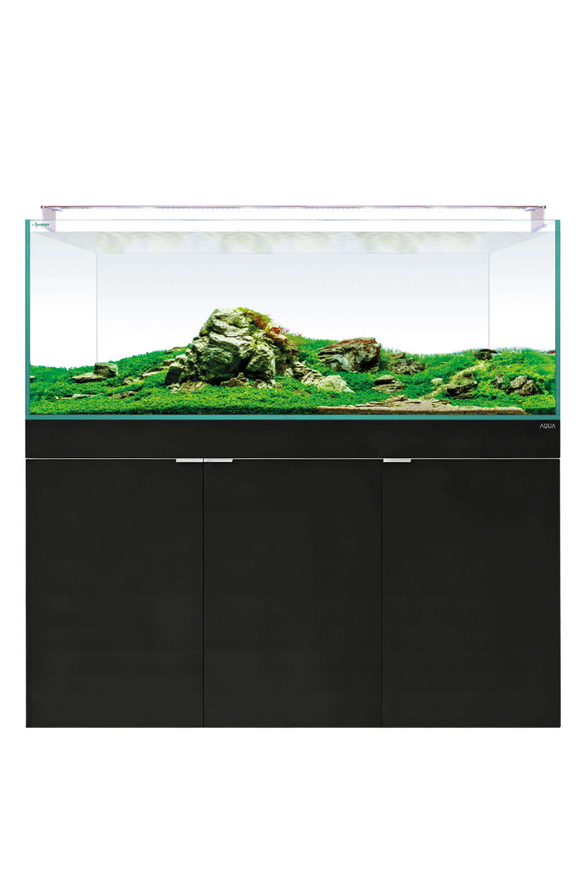 AquaScape 410 - Acuario de 366 litros con mueble AquaStand Negro