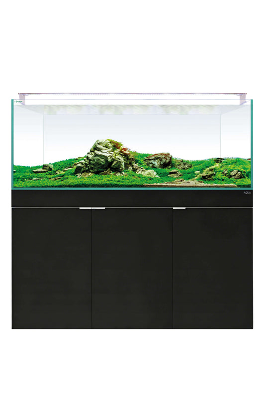 AquaScape 410 - Acuario de 366 litros con mueble AquaStand Negro