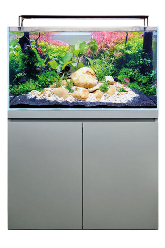 Nuevo Acuario Fluval Visi-White 90 de 200 litros - Dusty Grey