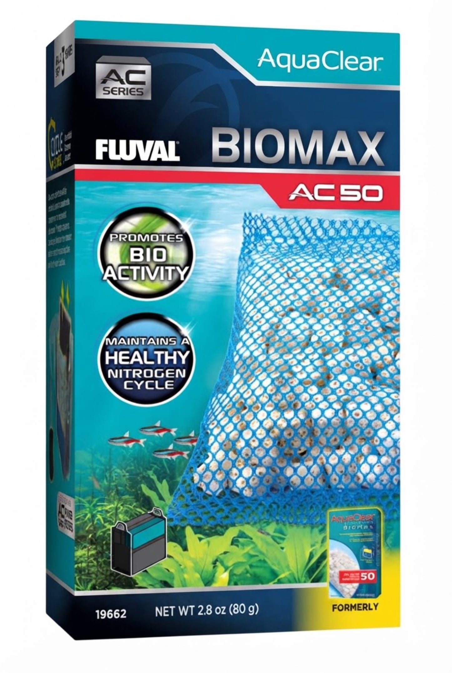 Material filtrante para filtro Fluval AC50 BioMax 1 ud.