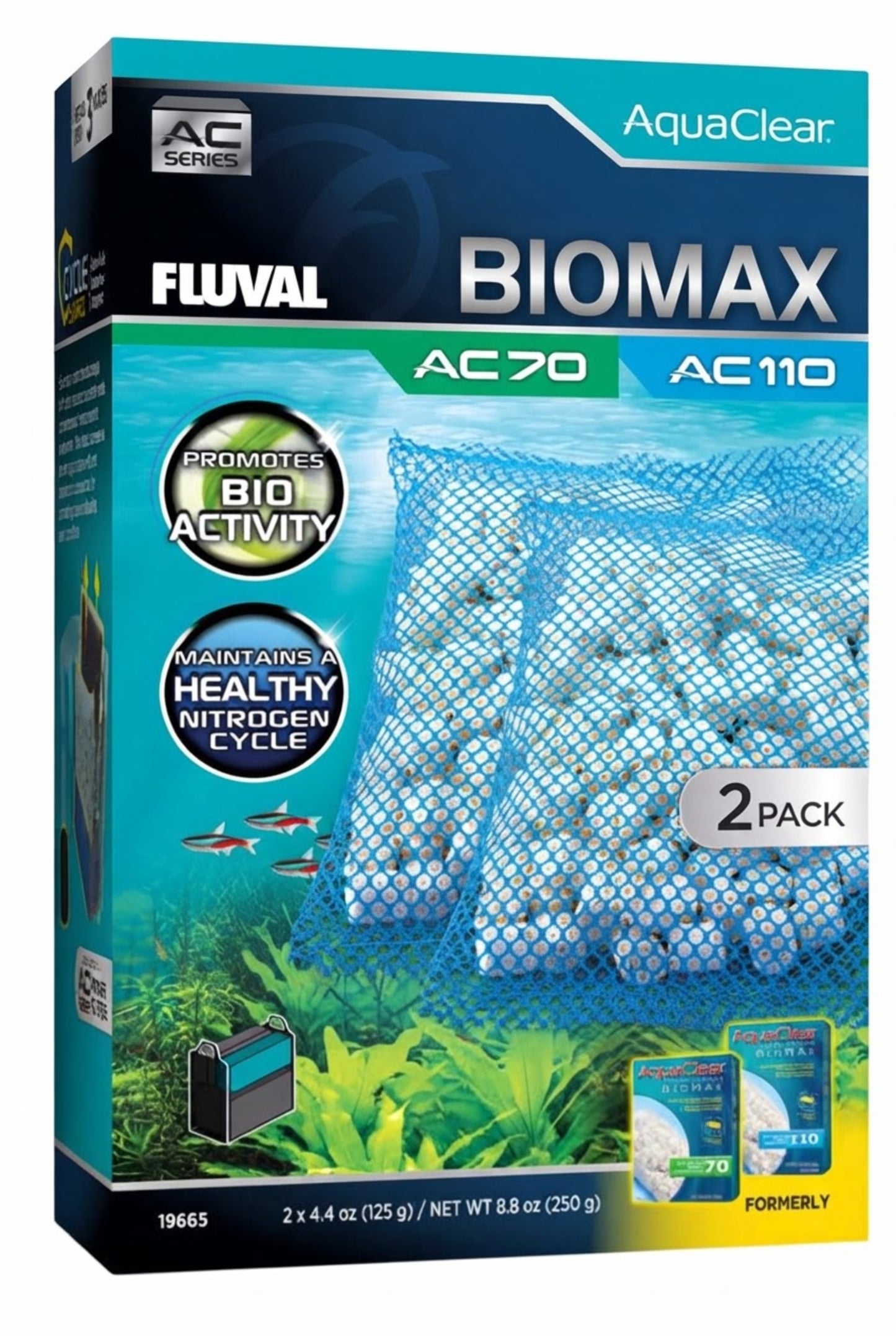 Material filtrante para filtro Fluval AC70/110 BioMax 1 ud.