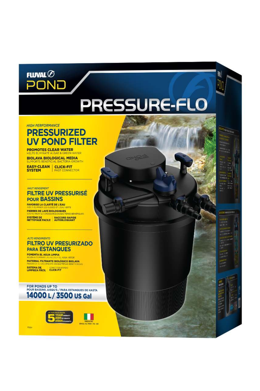 Nuevo Fluval POND Pressure Flo 14000 filtro UV
