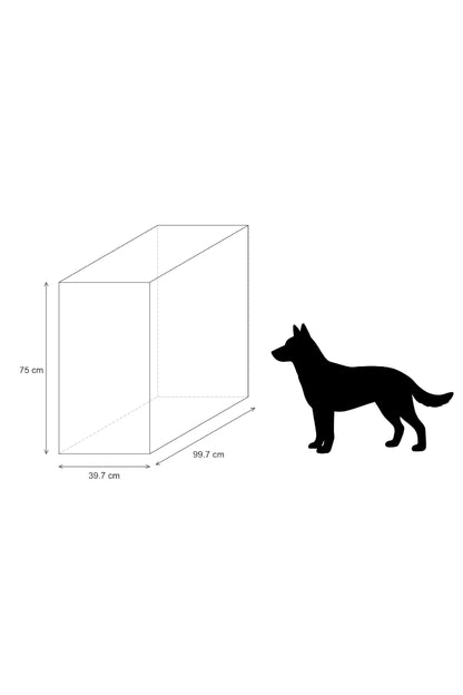 Mesa AQUA STAND PREMIUM en Negro - Base 99,7 x 39,7 cm
