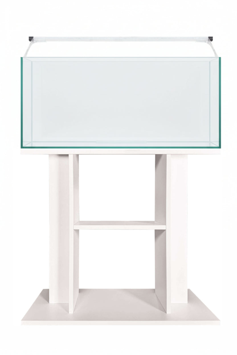 Acuario AquaLight Glass 80 de 76 litros con mueble Blanco