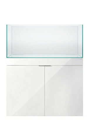 AquaScape 180 - Urna de cristal óptico de 179 litros con mueble AquaStand Blanco