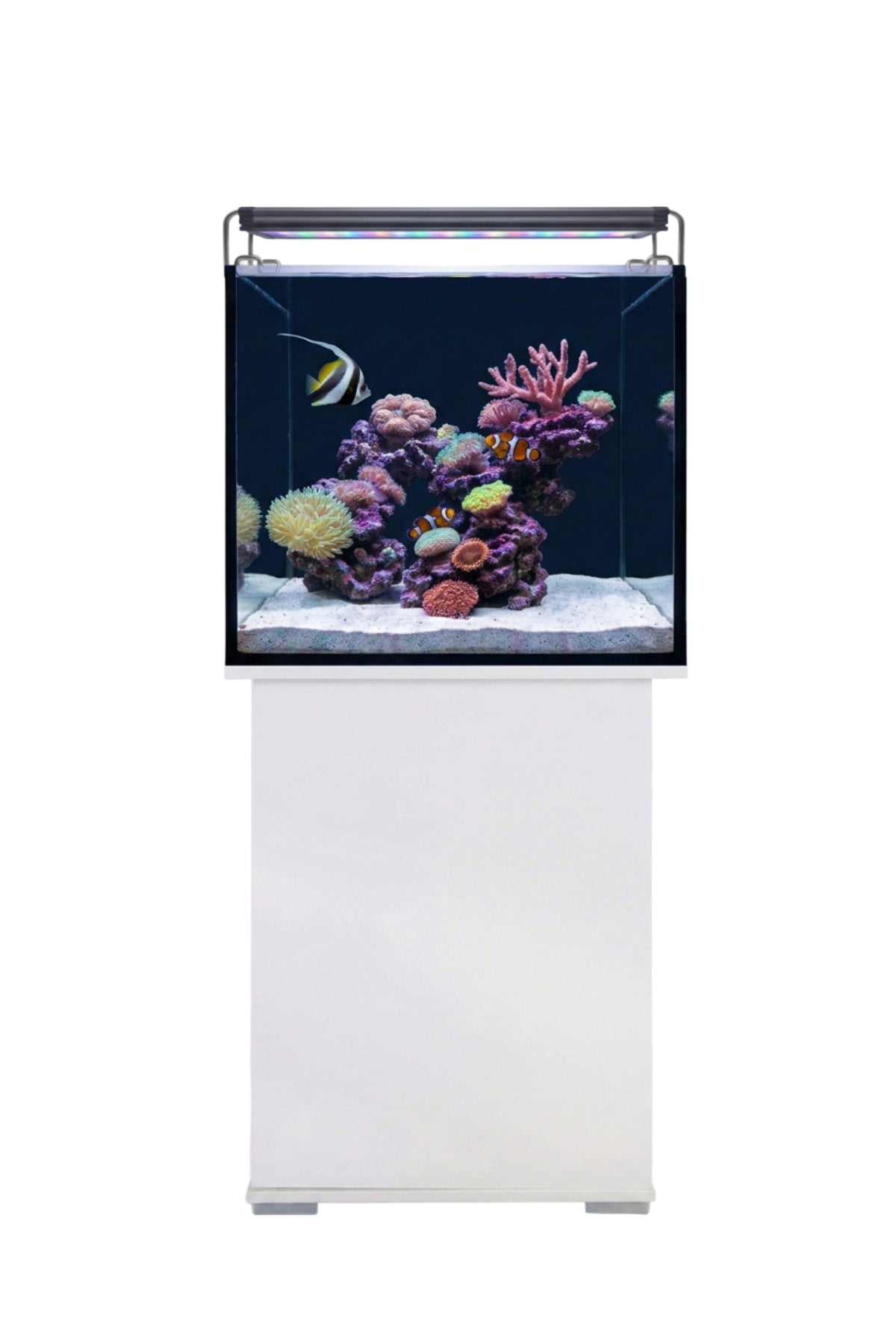 AquaOcean de 164 litros con mueble blanco