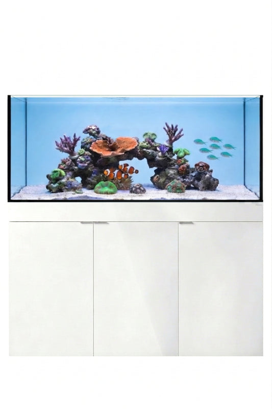 Acuario marino AquaOcean de 240 litros con mueble en Blanco