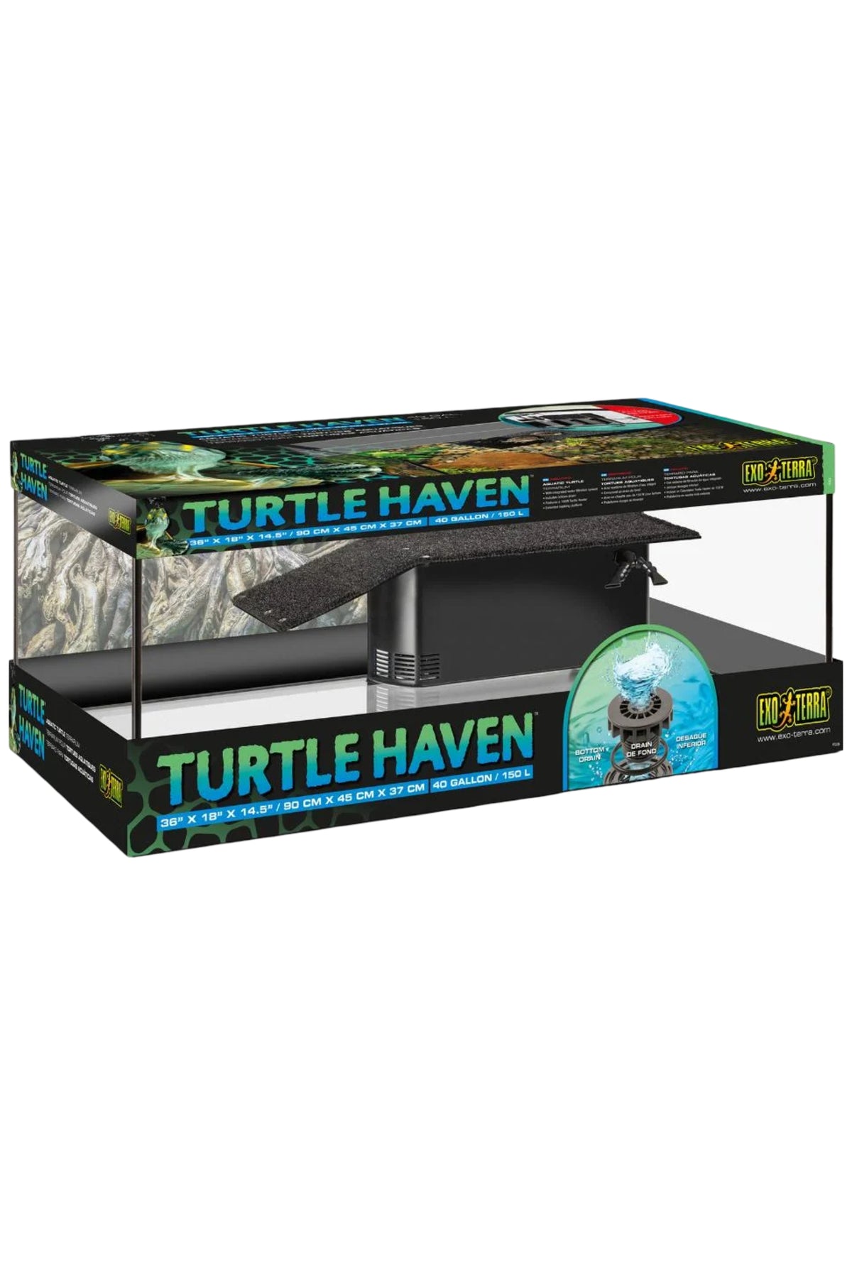 EXO TERRA - Super Tortuguero TURTLE HEAVEN de 70 - 150 litros