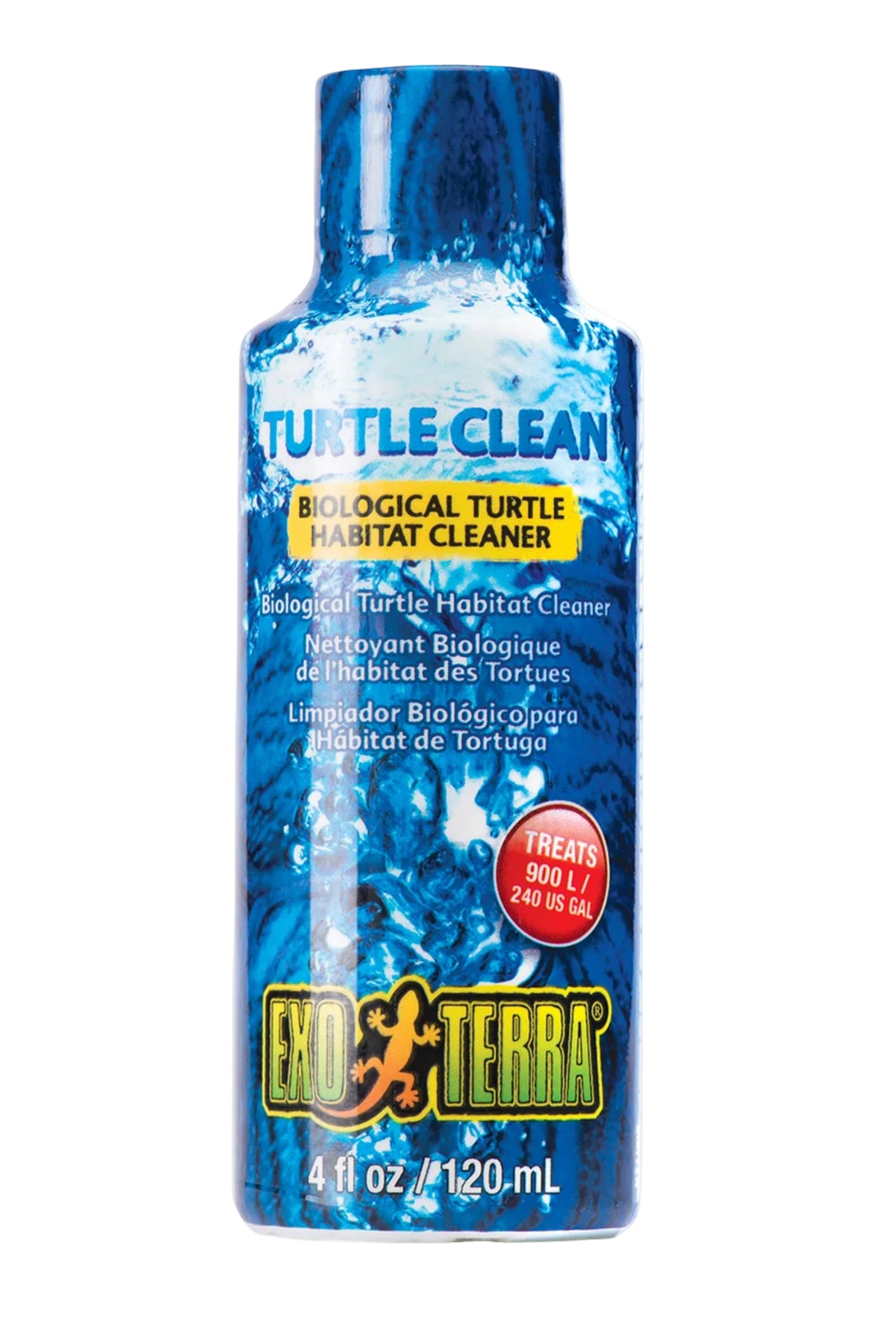 EXO TERRA - Turtle Clean de 120 ml - Bacterias beneficiosas para acuaterrarios