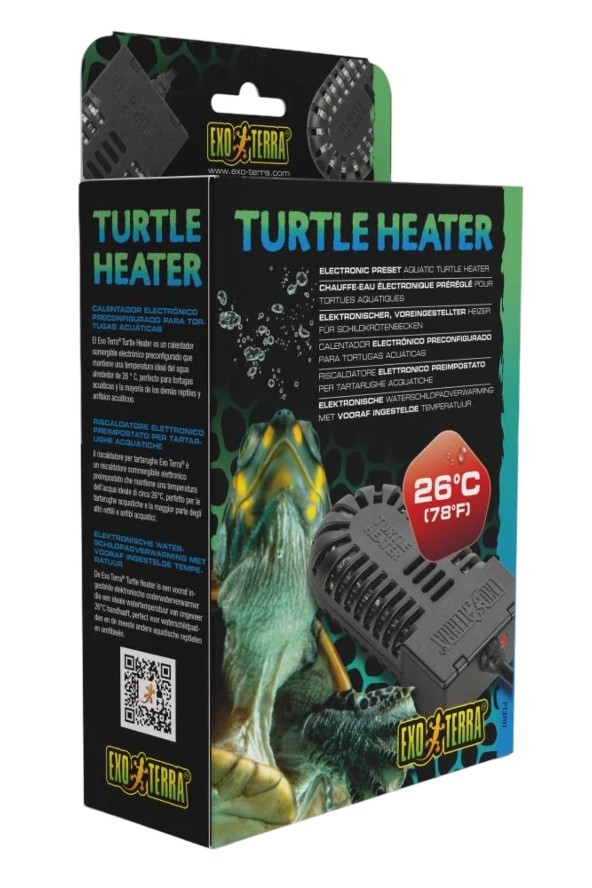 EXO TERRA - Turtle Heater Calentador Electronico preajustado a 26º para Tortugas