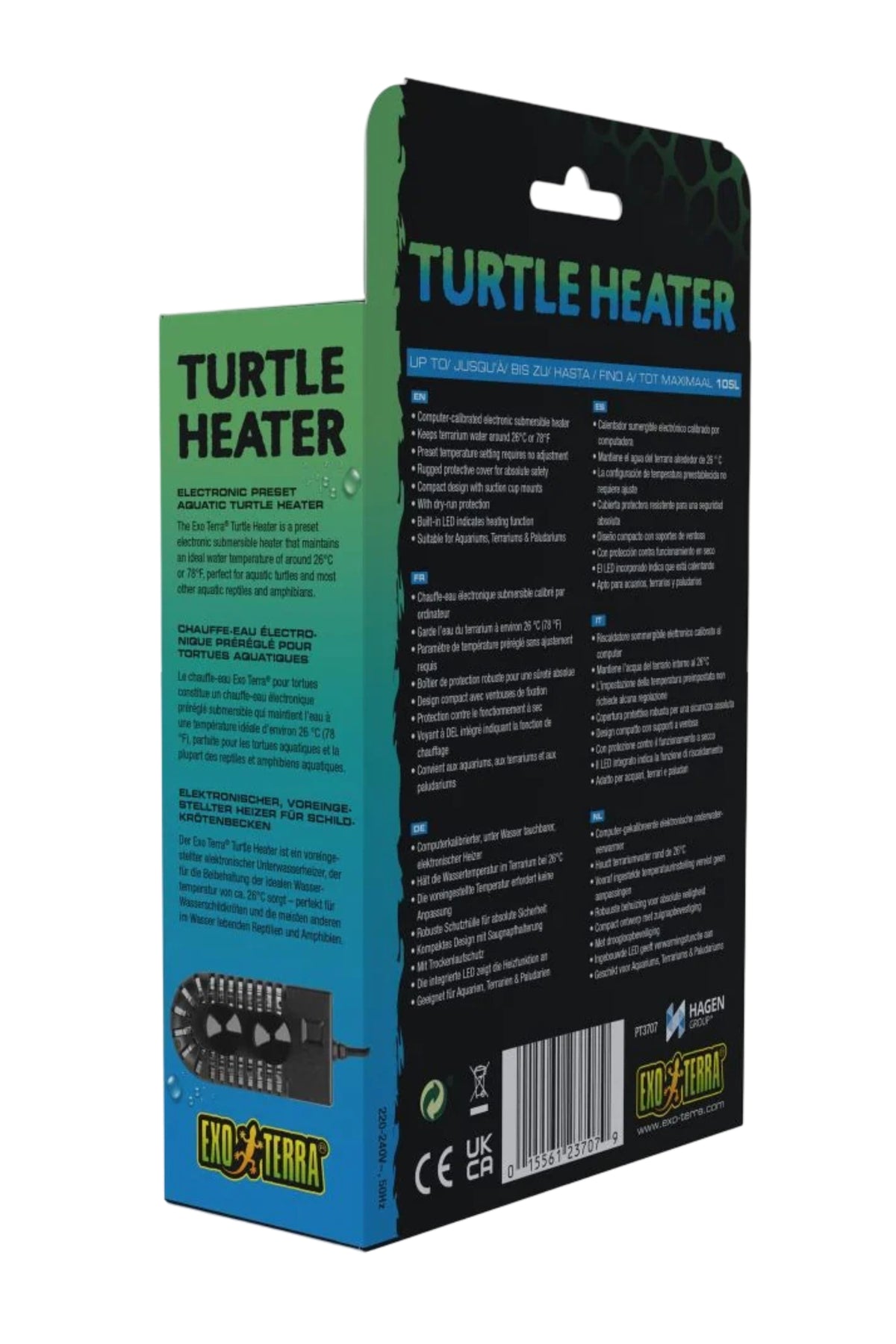 EXO TERRA - Turtle Heater Calentador Electronico preajustado a 26º para Tortugas