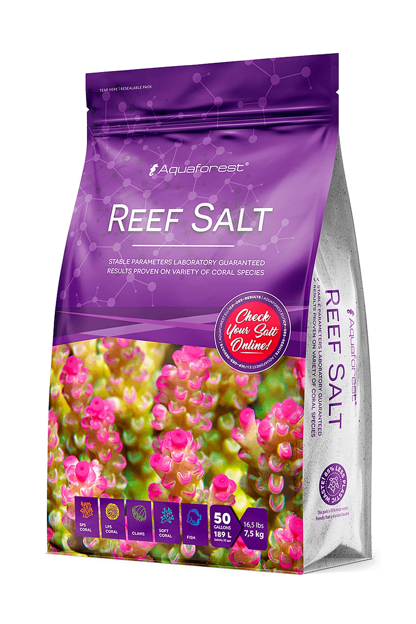 Aquaforest - Reef Salt 7,5 kg. Bolsa