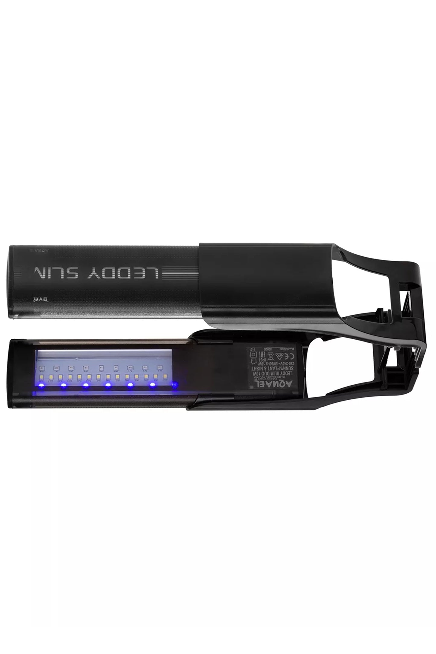 AQUAEL - Iluminación LEDDY SLIM DUO Sunny Plant & Night 10W (Negra)